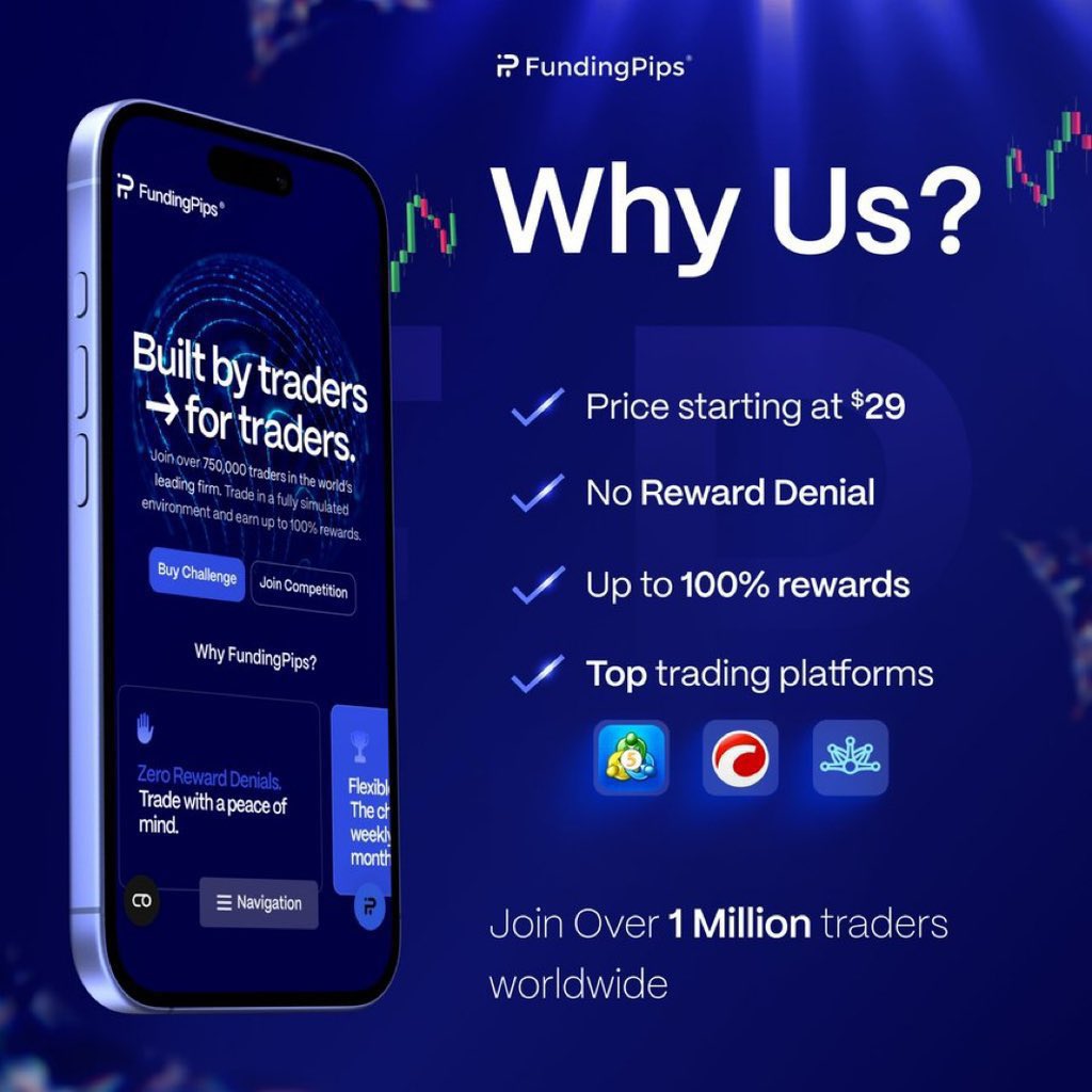 Raymond Essien (@creativerhay) on Twitter photo Happy Easter everyone ❤️❤️
Let’s do some Easter giveaway 🥳
5 x $5k prop accounts giveaway
-Follow <a href="/fundingpips/">FundingPips</a> <a href="/Khldfx/">Khaled</a> and <a href="/CreativeRhay/">Raymond Essien</a>
- like & retweet
- comment your favorite <a href="/fundingpips/">FundingPips</a> innovation/ feature.
Winners will be announced next Sunday. Happy Easter everyone ❤️❤️
Let’s do some Easter giveaway 🥳
5 x $5k prop accounts giveaway
-Follow <a href="/fundingpips/">FundingPips</a> <a href="/Khldfx/">Khaled</a> and <a href="/CreativeRhay/">Raymond Essien</a>
- like & retweet
- comment your favorite <a href="/fundingpips/">FundingPips</a> innovation/ feature.
Winners will be announced next Sunday.