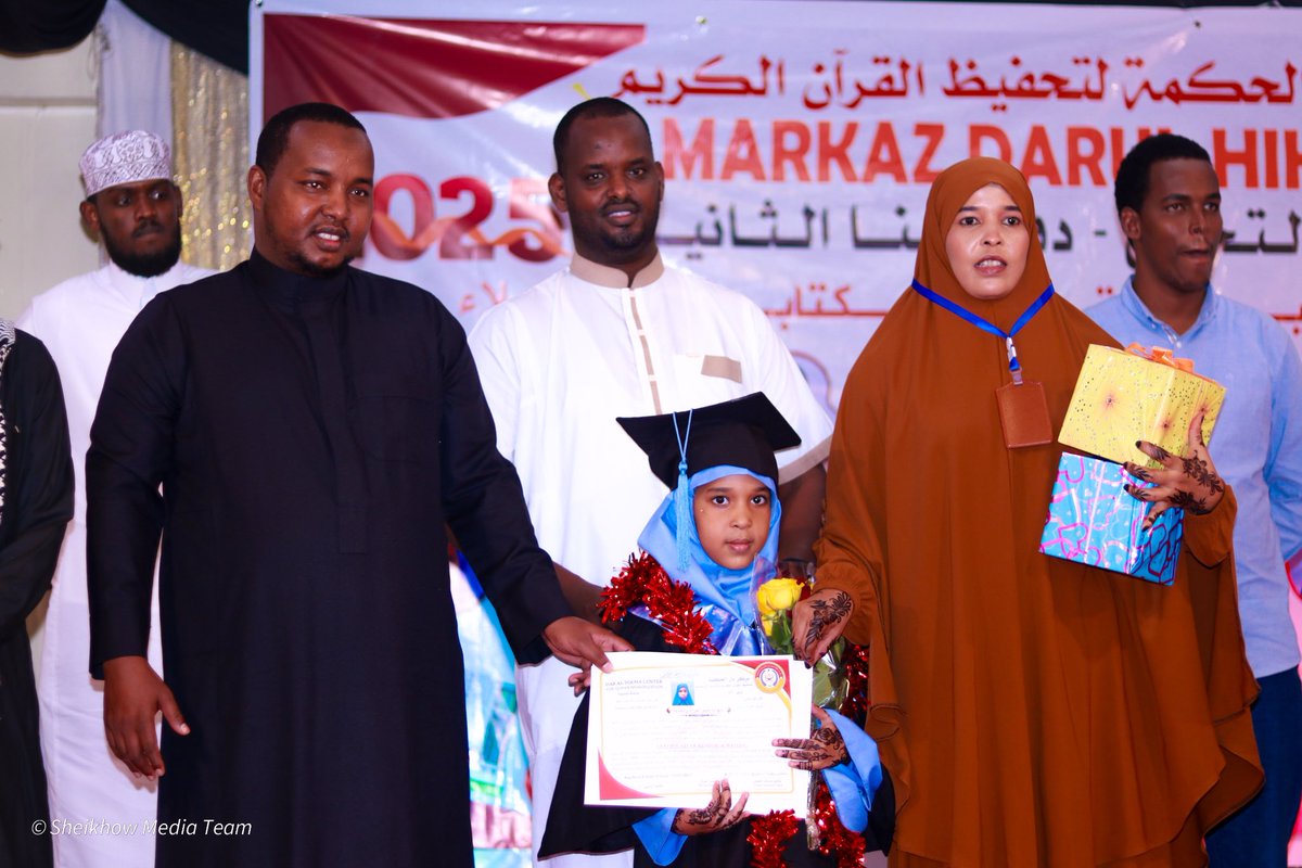 HonHajisheikhow's tweet photo. Today, I had the great honor of attending the graduation ceremony of Markaz Daruul Hikma in Nairobi.

As an advocate for Islamic institutions and education, I commend the Markaz for its commitment to nurturing our children in the teachings of the Holy Qur’an and the Sunnah. Such institutions are the backbone of our moral fabric, shaping disciplined, spiritually grounded and knowledgeable future leaders.

I congratulate the graduating students and urge them to carry forward the values they've acquired — humility, discipline, and devotion to our faith.

Congratulations!