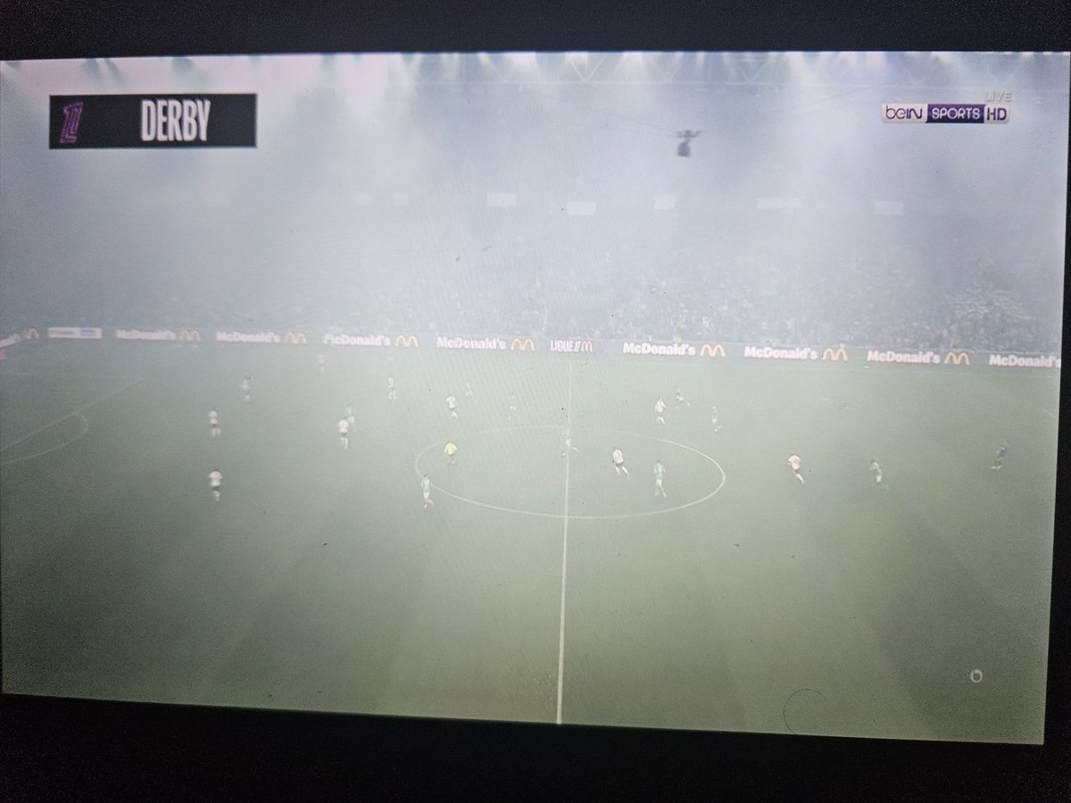 tranmerekev's tweet photo. Tonight's sweepstake. 

What minute will the St Etienne v Lyon game be suspended. 

😄 

#ASSEOL
#LeDerby https://t.co/hspavCApOu