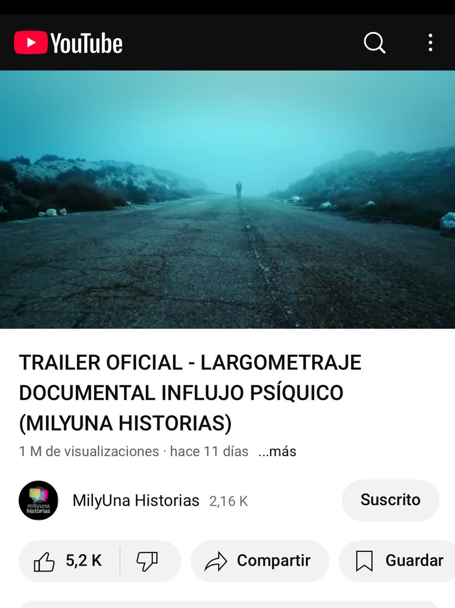 🍿🎞️
¡Gracias a los más de 1 M de espectadores! 
Es un orgullo que el trabajo realizado durante más de 3 años este teniendo tan buena acogida.

🎥Un largometraje que analiza la fragilidad de la democracia, lleno de voces y con rodajes en hasta 8 países

#InflujoPsíquico #Lawfare