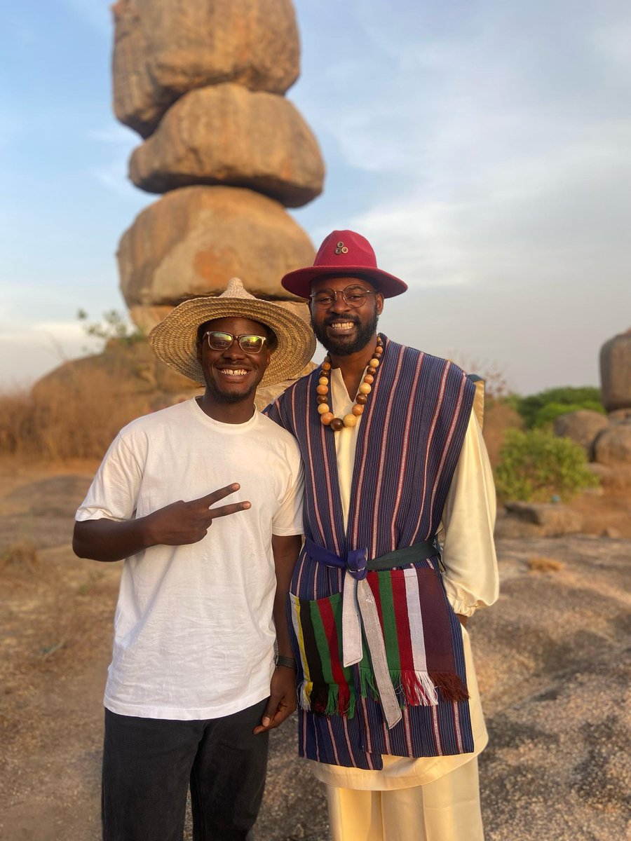 IamSocialMallam's tweet photo. Had the honour of taking @falzthebahdguy on a tour to one of Jos' hidden gems, and Gwash Village was the perfect backdrop for his music video. #FalzInJos #GwashVillage #TourGuide https://t.co/yg7kxnRky8