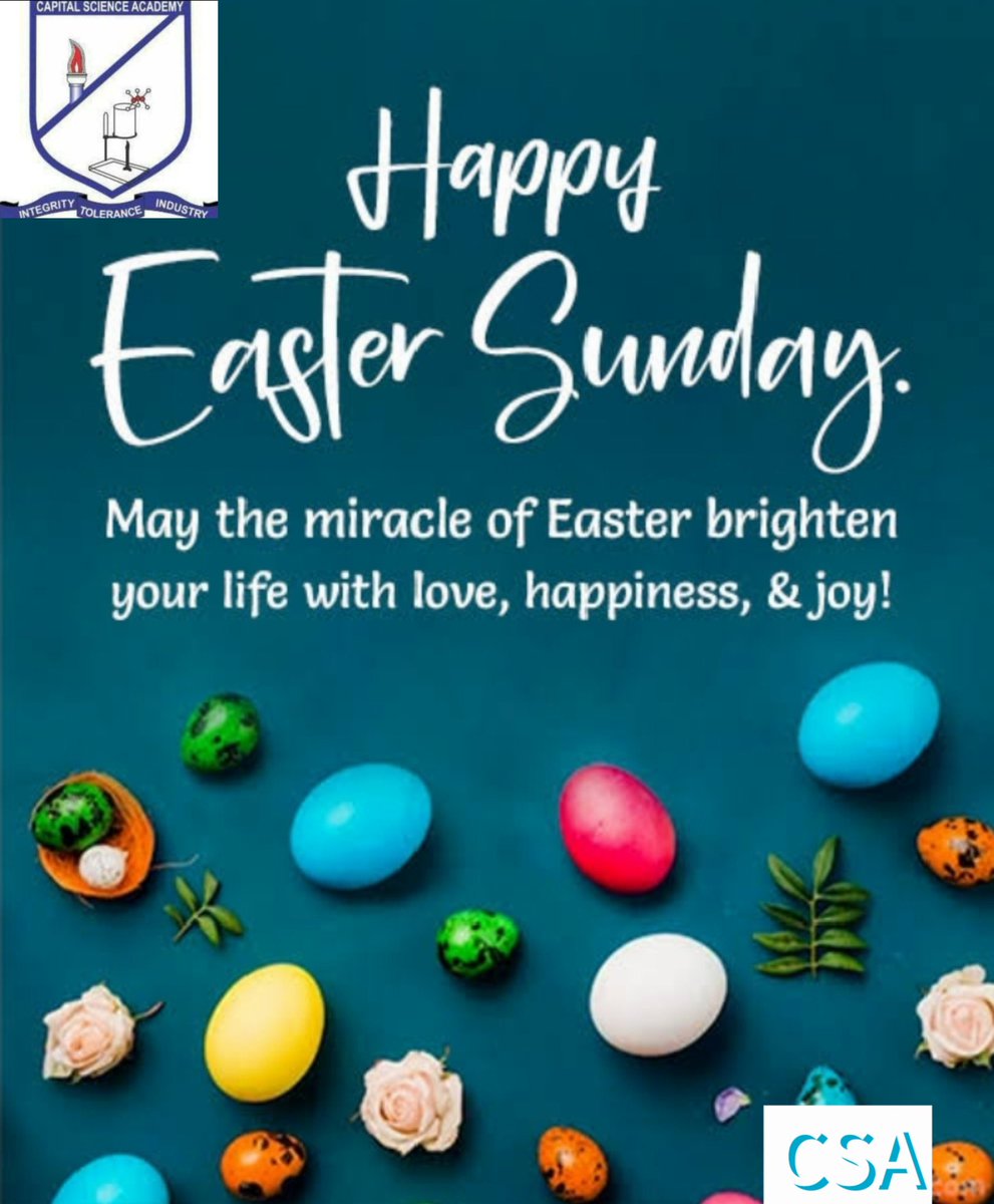CAPITALSCIENCE2's tweet photo. We wish all our Christian parents, prospective parents, students, Alumni and friends of Capital Science Academy, Kado Abuja a Happy Easter Celebration....

#weareonebigfamily# https://t.co/2I3QwplQ4D