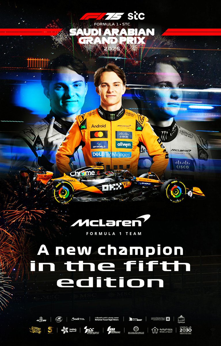 mosgovsa_en's tweet photo. A phenomenal edition and a new champion ๐๐คฉ
#SaudiArabianGP | #OvertakeTheFuture https://t.co/V3NAUTwyKN