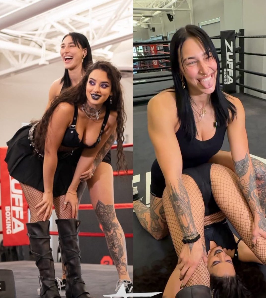 What would you name this WWE tag team? So much fun filming with Rhea Ripley !

Watch our full video on YT/ Nina Drama