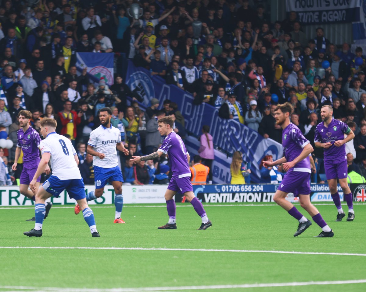 What a way to end the season playing in front of almost 9,000, regardless of the result a good day out and what a brilliant squad <a href="/davedemps13/">David Dempsey</a> and <a href="/Stam1073/">Chris Stammers</a> have built this season. 💚💜

Congratulations to <a href="/buryfcofficial/">Bury Football Club</a> on your success 👏

Fantastic pictures taken once again by