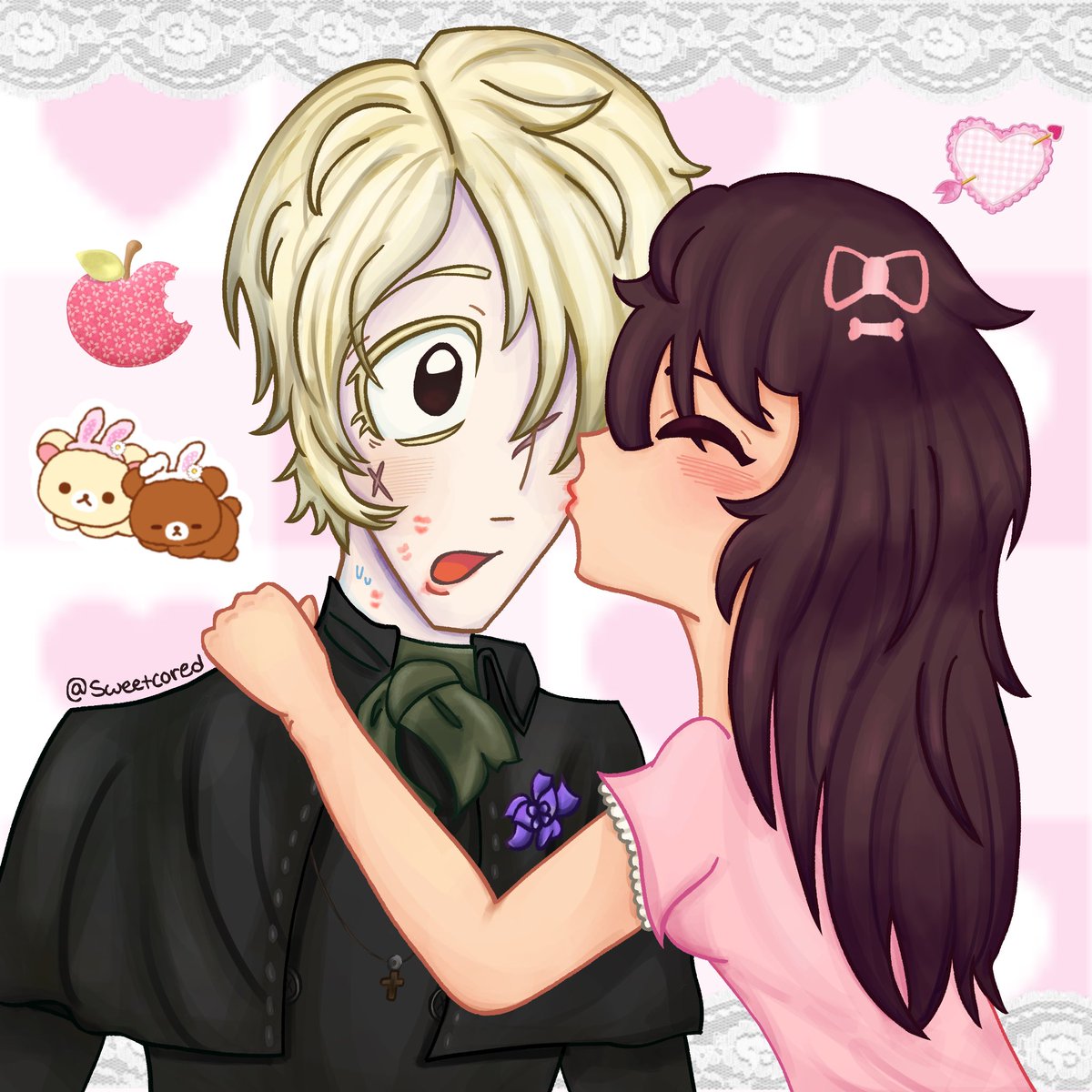 ART TRADE 4  @puddingtthias hai 🤗🤗
♡⌛️🍫♡ #idvtwt #identityv #andrewkreiss