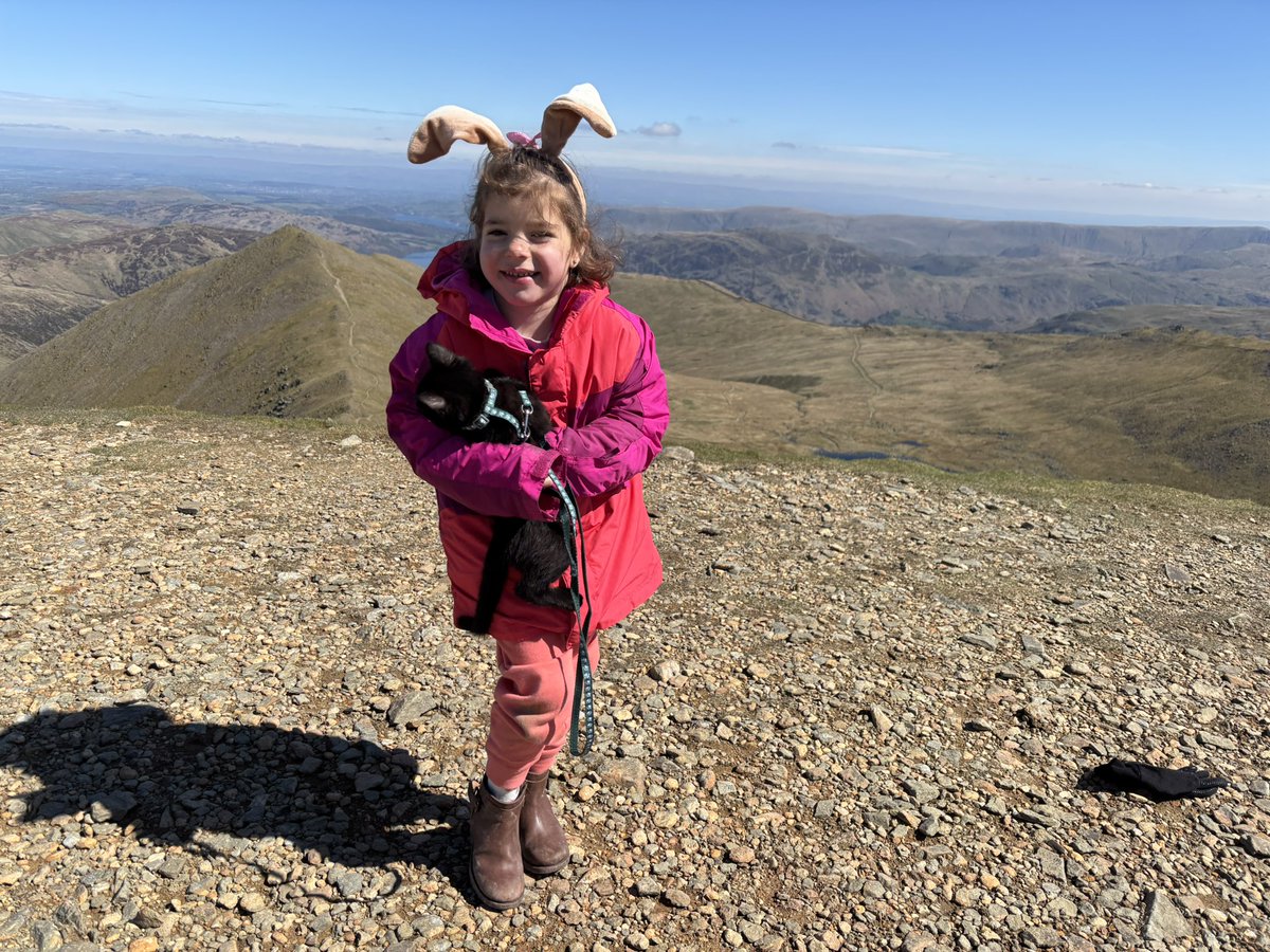 LakesWeather's tweet image. Happy Easter! 🐣 🥳 Happy hols from the Lake District NP & Fell Top Assessors; Zac, Paddy & Jim
PS I’ve never seen a cat on Helvellyn before! 😹I’m signing off for the season (been a privilege!) Zac rounds things off tomorrow 👍
#BeKittenAware
#CatsOfX
@lakedistrictnpa