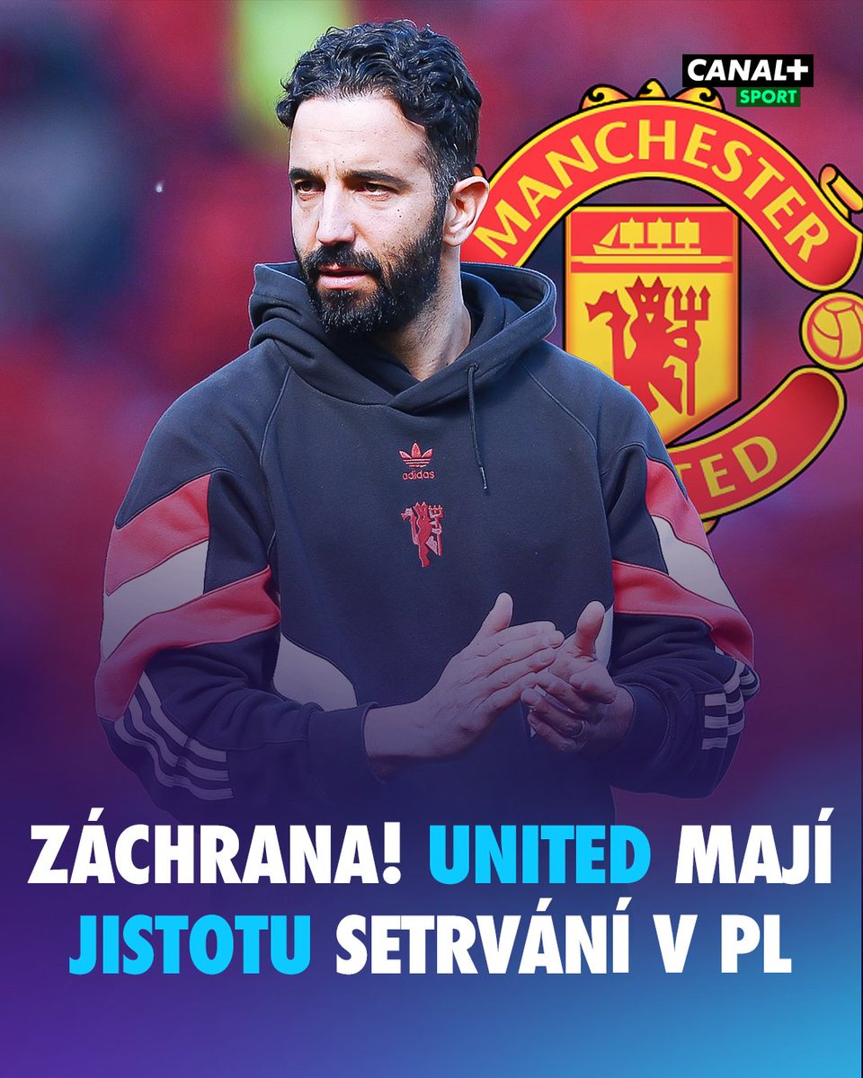 CANALSportCZ's tweet photo. Prohra Ipswiche = definitivní bezpečí pro Manchester United 🔴😏 https://t.co/PPgj1HBX3w