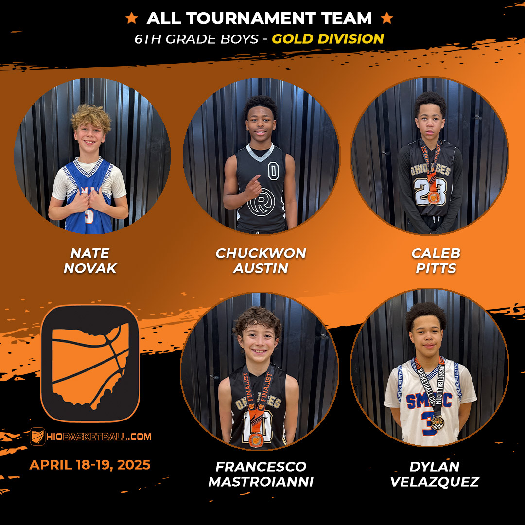 Ohiobasketball.com Classic, 6th-grade boys gold division all-tournament team! <a href="/SMACBasketball/">SMAC Basketball</a> <a href="/aces_ohio/">Ohio Aces</a> #simsraiders