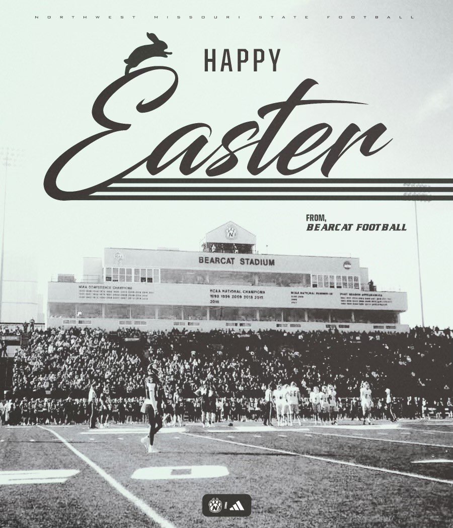 Happy Easter! <a href="/Jake_Willrich/">Coach Willrich</a> <a href="/NWBearcat_FB/">Northwest Football</a>