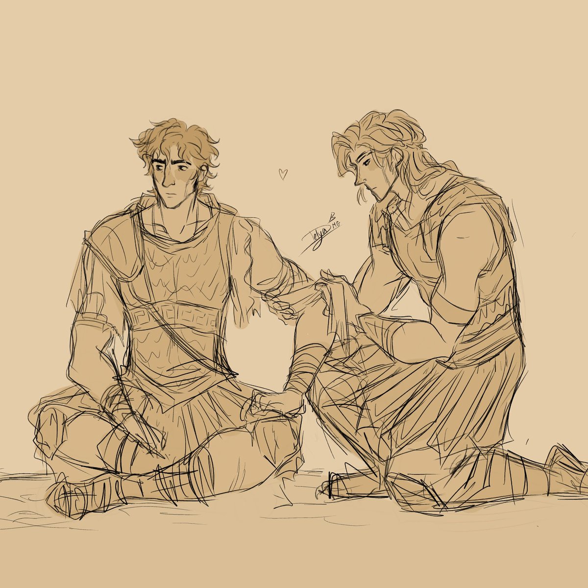 Delya_mg's tweet photo. Them ♡

{ #achilles #aquiles #patroclus #patroclo #patrochilles #patroquiles #greekmythology #mitologiagriega #iliad #iliada #trojanwar #guerradetroya #art #drawing #sketch #dibujo } https://t.co/iMREBNIcIp