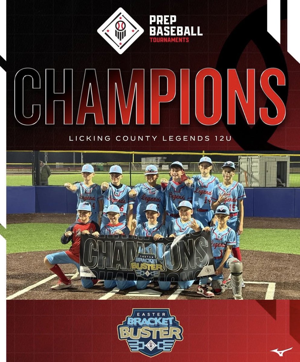 Congrats to our 12u Legends on a big <a href="/prepbaseball/">Prep Baseball</a>  championship. Long day at the fields but it all paid off!!