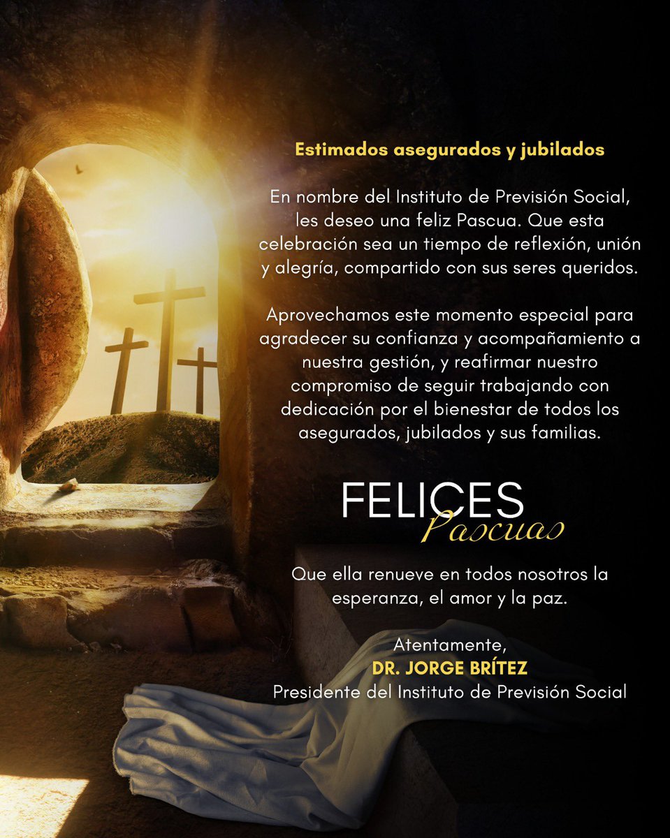 En esta Pascua de Resurrección ✝️, renovemos nuestro compromiso con la esperanza, la solidaridad y la vida. ¡Felices Pascuas! Que la paz acompañe siempre a nuestras familias.