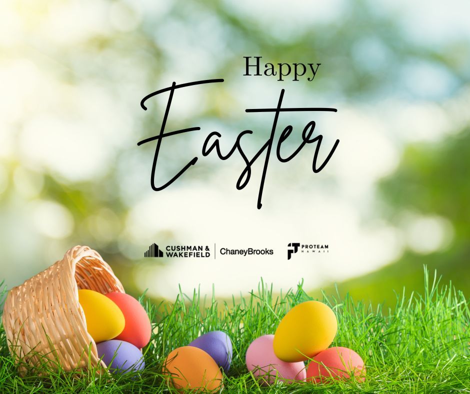🌸🐣 Happy Easter from ProTeam Hawaii! 🐰🌺
Wishing you a joyful day filled with love, peace &amp; joy!

#HappyEaster #ProTeamHI #HawaiiRealEstate #CushWake #AlohaSpirit #CommercialRealEstate