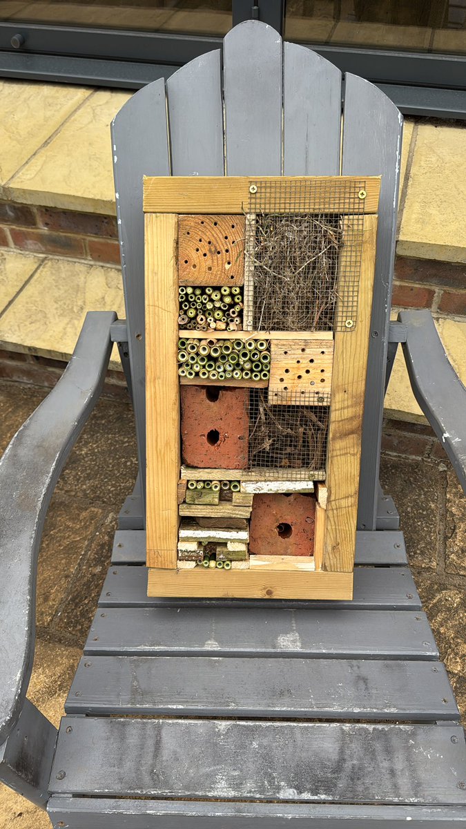 I made a bug hotel for a friend for her birthday.