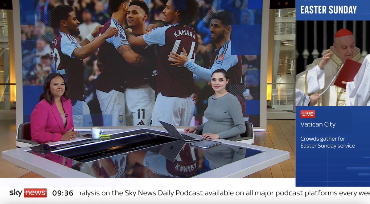 AlicePiper1's tweet photo. A Sky News sport Sunday 🎥⚽️🏁⛳️🐣 https://t.co/ZYL1Ci82t7