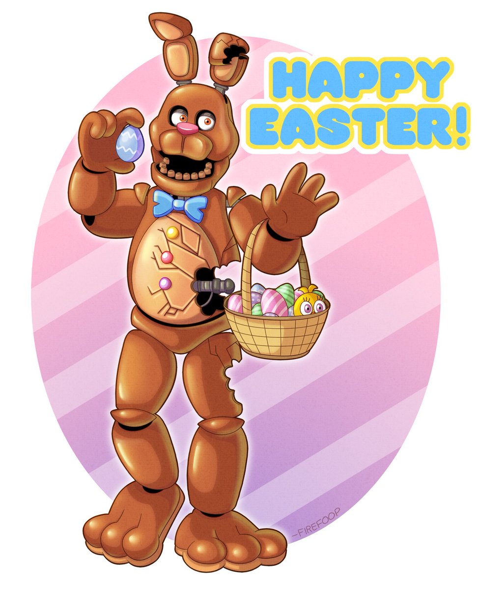 Old Easter art from a few years back 🐰
#fnaf