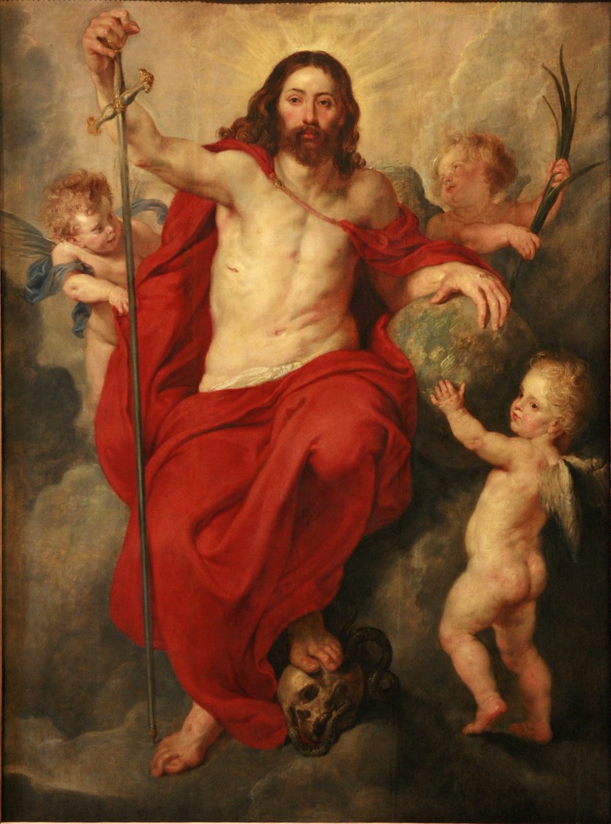 Awake_0_Sleeper's tweet photo. Alleluia!
Risen is the Lord of hosts,
the King Almighty!
When Isaiah saw his Lord,
he cried out, asking:
“O Son of God,
who has dyed your garments red as blood?”
Jesus then replied:
“I have trampled Death itself
to save My Loved Ones,
and the blood of conquered Death
has stained My garments.”
Alleluia!
Our Lord has been raised!
— Maronite Divine Liturgy, Entrance Hymn for the Sunday of the Glorious Resurrection, Verse 2
#EasterSunday #Maronite