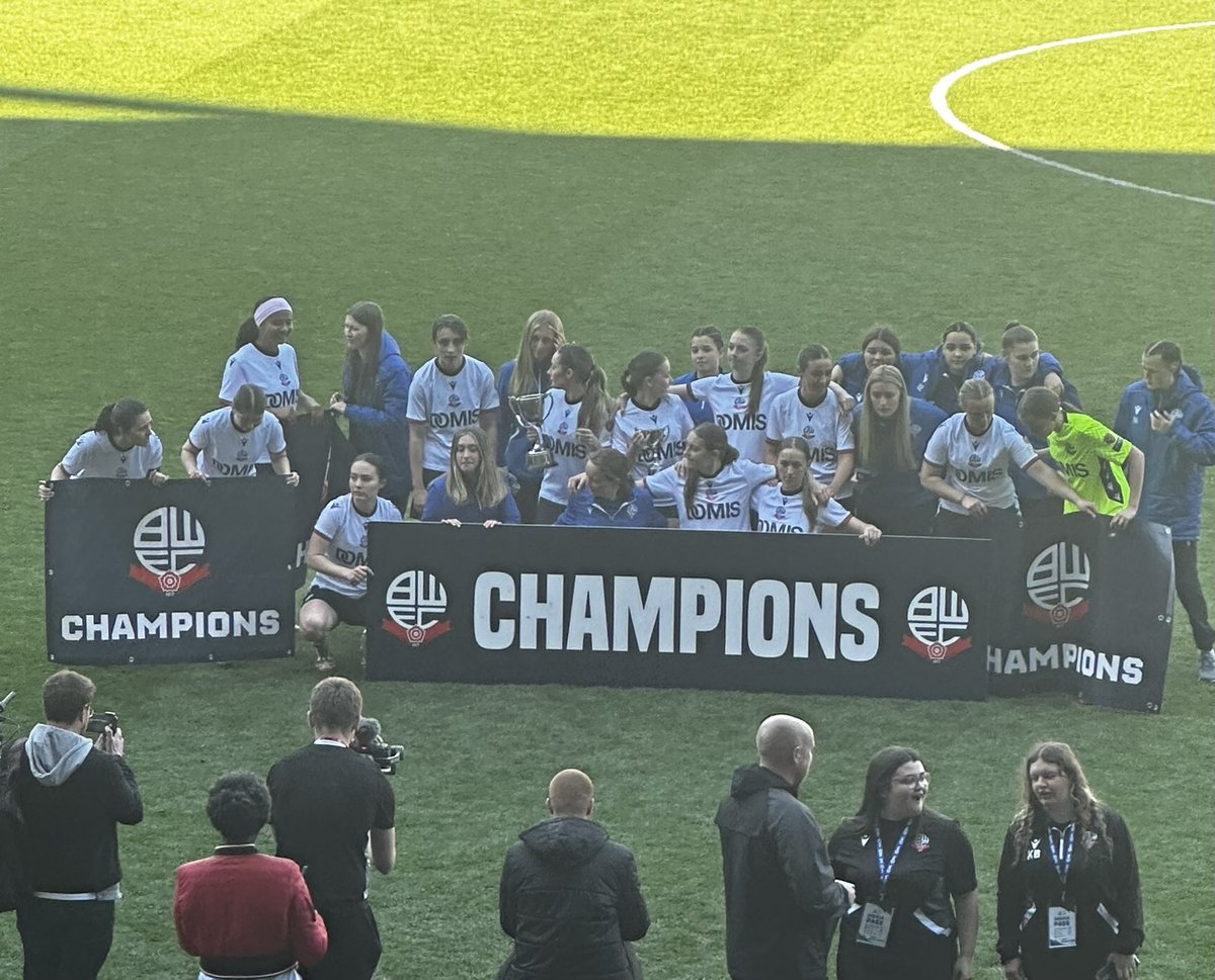 Cllr Andy Morgan (@boltontory) on Twitter photo Day 342: This afternoonās were very kindly invited by <a href="/OfficialBWFC/">Bolton Wanderers</a> for the last game of the season of our amazing <a href="/OfficialBWFCW/">Bolton Wanderers Women</a> !
Big congratulations to everyone involved!
This is a huge boost for the town, inspiring young girls across Bolton, and strengthening the push for Day 342: This afternoonās were very kindly invited by <a href="/OfficialBWFC/">Bolton Wanderers</a> for the last game of the season of our amazing <a href="/OfficialBWFCW/">Bolton Wanderers Women</a> !
Big congratulations to everyone involved!
This is a huge boost for the town, inspiring young girls across Bolton, and strengthening the push for