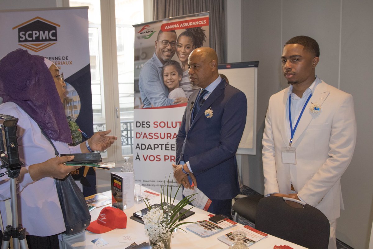amanassurances's tweet photo. Amana Assurances a eu le plaisir de participer à Paris au Forum Invest Immo Comores, une journée enrichissante autour de l’investissement et de l’immobilier aux Comores. https://t.co/nKiH54ZQqi