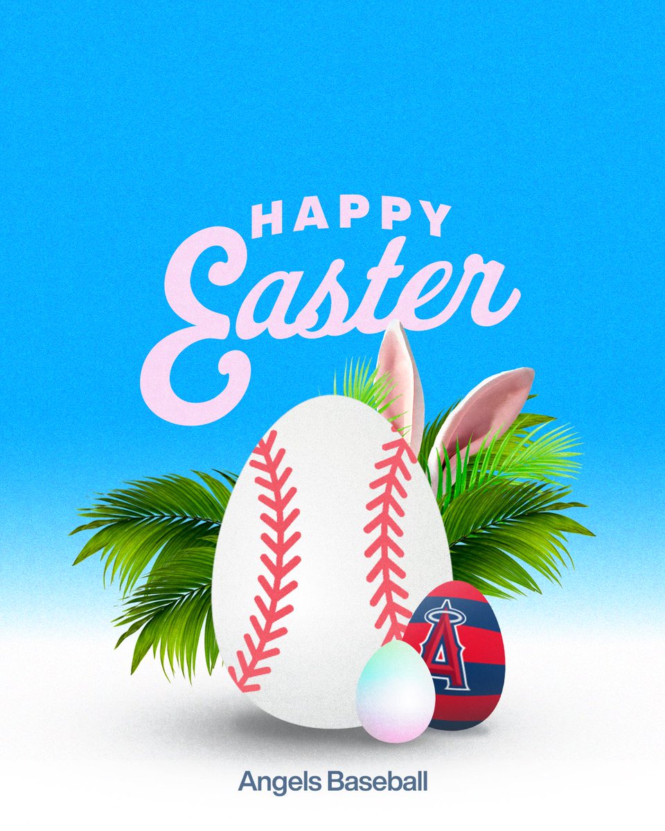 Angels's tweet photo. Happy Easter, Angels fans! 🐣 https://t.co/jPPQnvo4GB