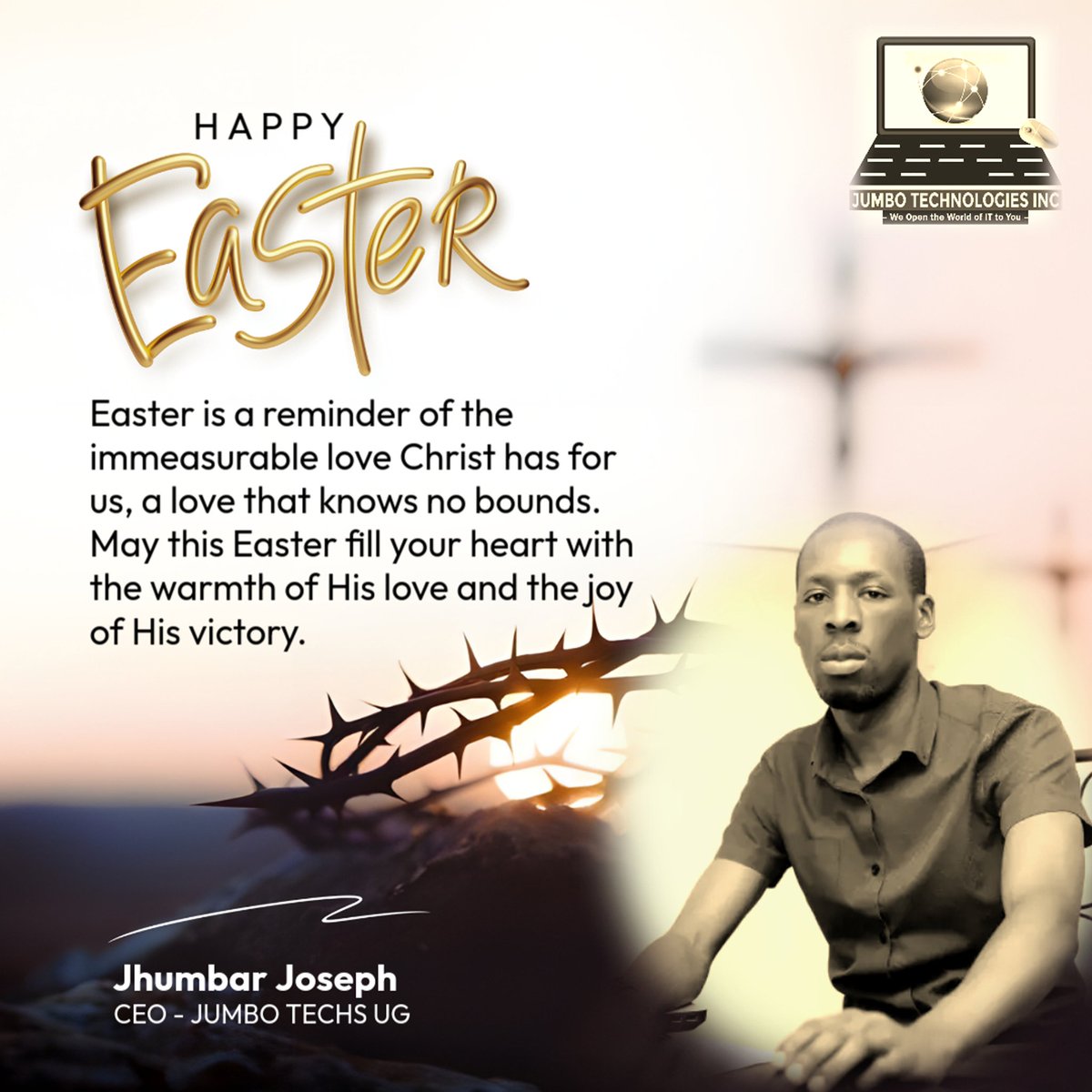 Jhumbar7's tweet photo. He is Risen!
This Easter, may we be reminded of the power of love, the beauty of sacrifice, and the hope in Christ.
Let’s celebrate the victory of life over death, light over darkness, and peace over fear.

#HappyEaster #HeIsRisen #PeaceLoveHope #Jhumbar77 https://t.co/myr5BG1xAw