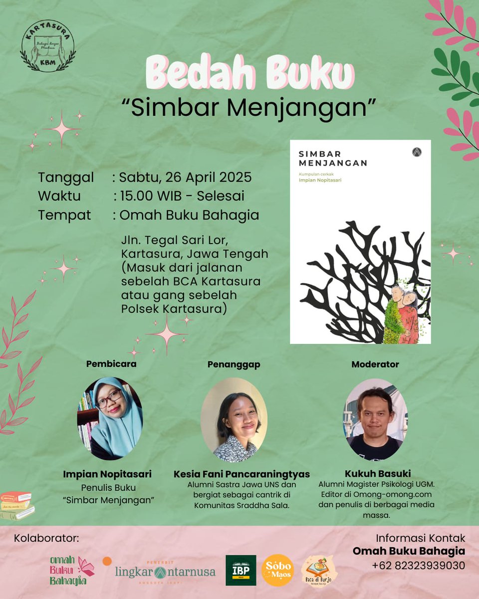 Undangan Bedah Buku bersama kak @dreamy091_ <a href="/ophesia/">O</a> #ayosinaumaneh