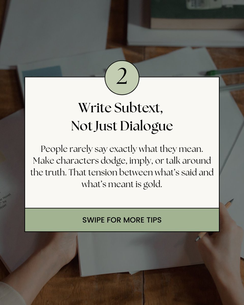 CommQuest42's tweet photo. Scripts feeling flat? Characters saying too much? Plot dragging on?

We got you.
Here are 3 simple tips to level up your scriptwriting game—without getting overwhelmed.
Because the best stories are sharp, structured, and say more with less.

#CommQuest #StudentFilmmakers https://t.co/BnWhgPp9SN