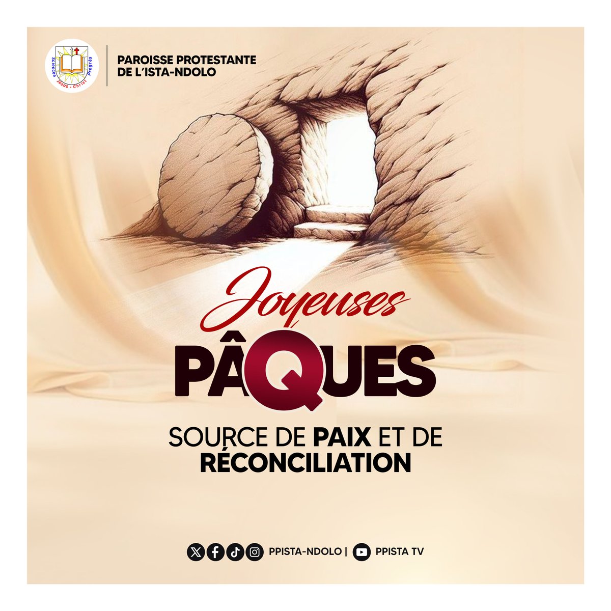 La #Pâques : source de paix et de réconciliation.
Joyeuses Pâques à tous !