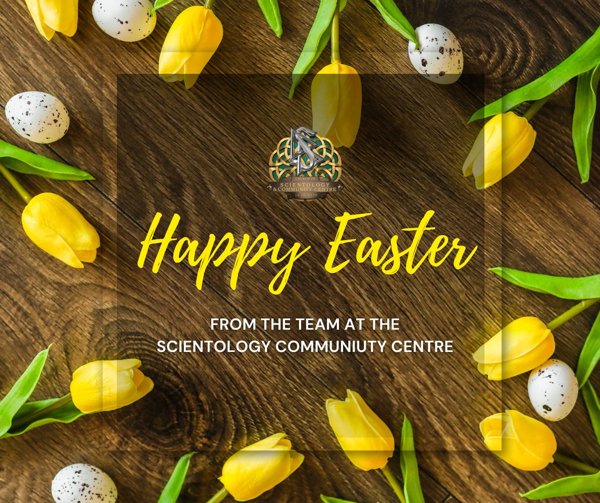 ScientologyIE's tweet photo. Happy Easter ! 🐣🐰

#Easter carries the deeply human and beautiful message of #hope, #renewal, and #love. So let's reflect on our attitudes and actions today and let's find something - big or small, that we can do to make the world a better, kinder place. 💗

#kindness #kind https://t.co/Qzu1RnJAAk