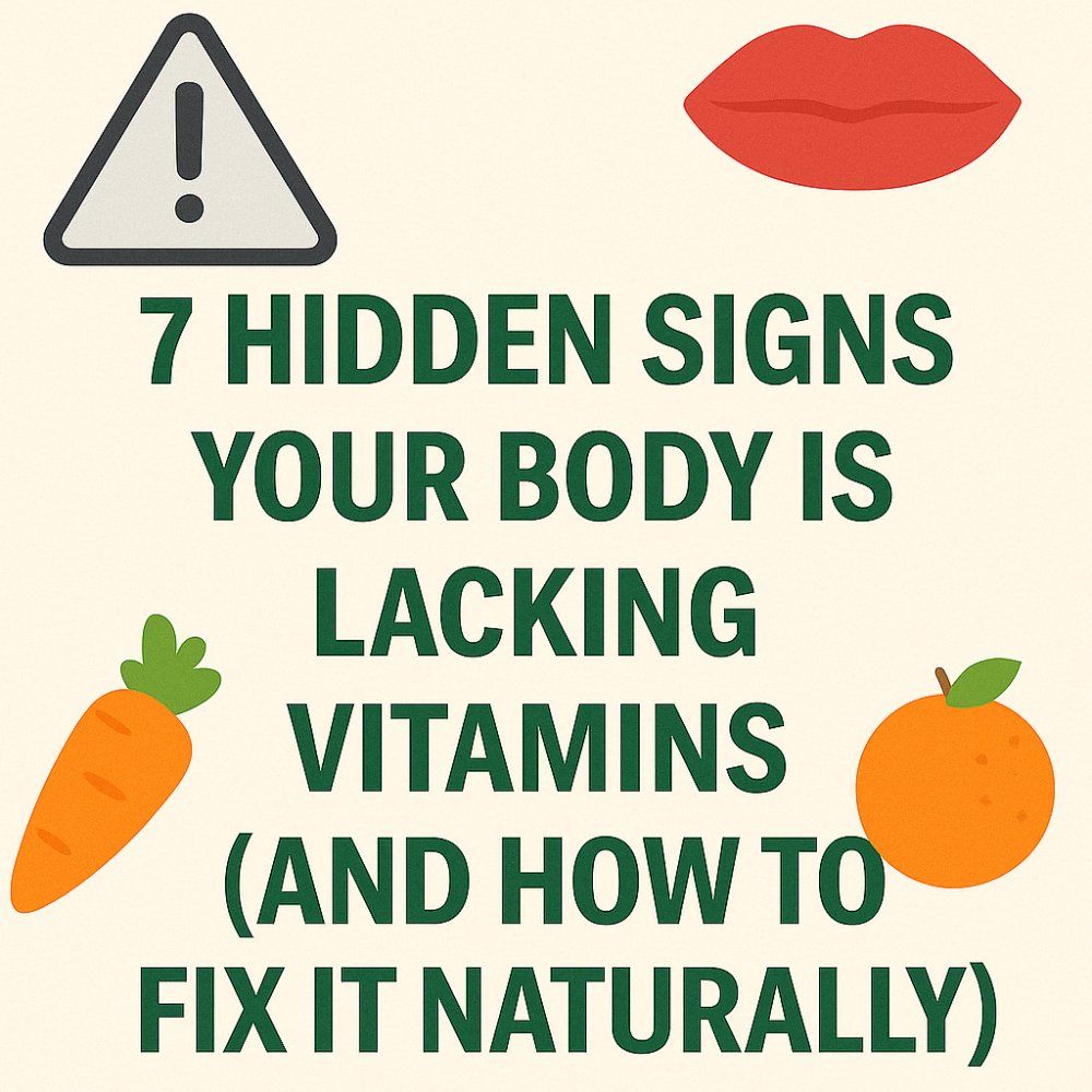 HealthFacts111's tweet photo. Your body might be trying to tell you something, and it could be a vitamin deficiency.
Not feeling like yourself lately? 📷
Your body might be trying to tell you something — and it could be a vitamin deficiency.

Read Full Article: https://t.co/TWpYQKAjlH https://t.co/rV01F2shsk