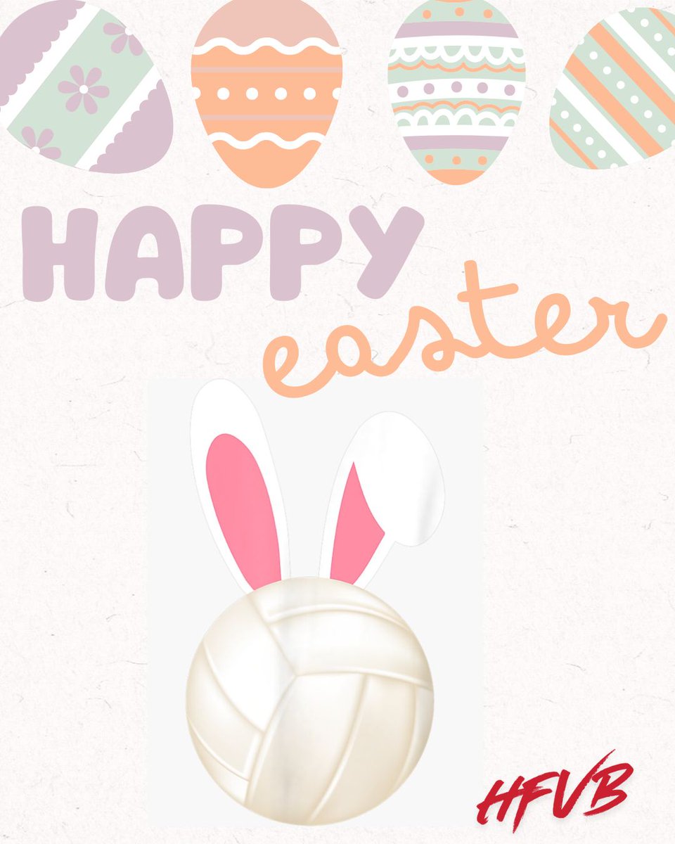 HFboysVolley's tweet image. 🐰🏐 Happy Easter from HFVB! 🌸💛

Wishing you a day filled with joy, family, and maybe even a few volleyball rallies! 🐣🥚 #HappyEaster #HFVB #SpringVibes