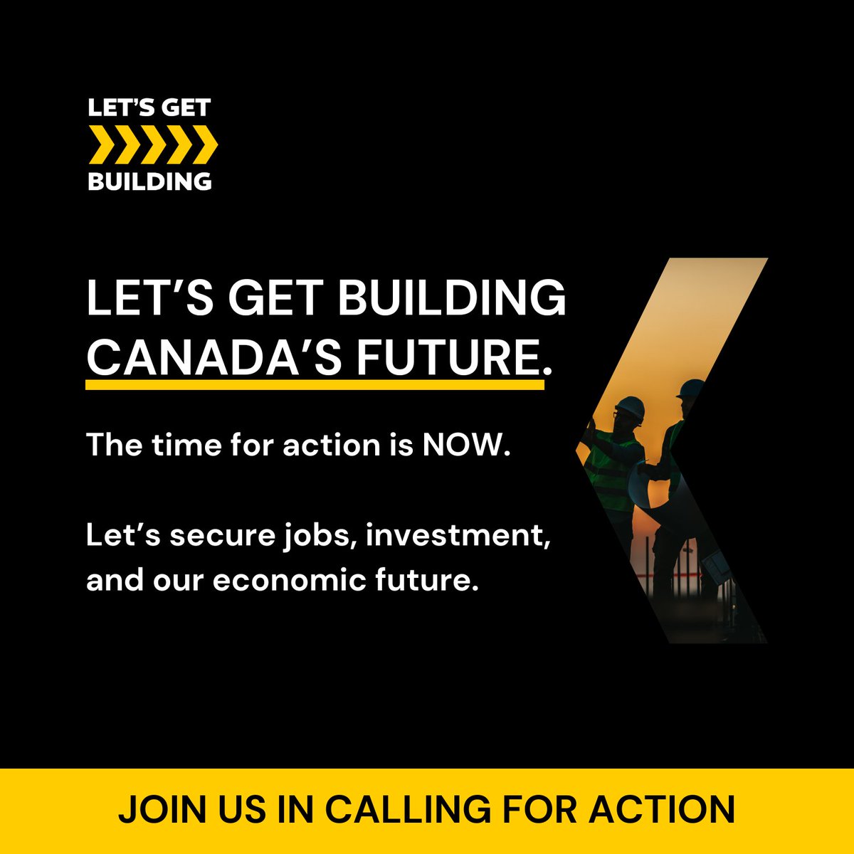 It's the home stretch before the federal election, and we’re urging candidates to focus on getting major projects built, now.

Join our Let's Get Building campaign: letsgetbuilding.ca
so that we can build a stronger economy and future for all Canadians.
<a href="/clacunion/">CLAC</a> #fedpoli