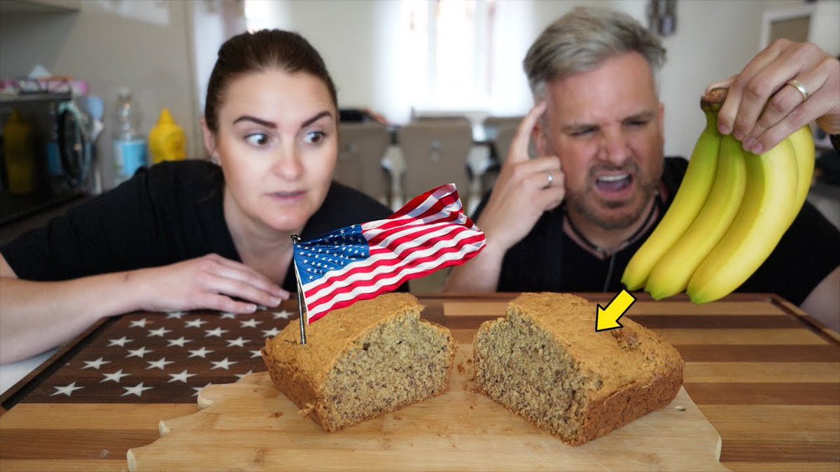 Mr_H_YouTube's tweet photo. And the next bread for us to try is banana bread. Mr H wasnโt blindfolded for this one!
Join us today at 5:15pm EST. Link in the pinned comments
#mrhandfriends #bananabread #bread #bananas #quickbread https://t.co/DyoqlFC08C
