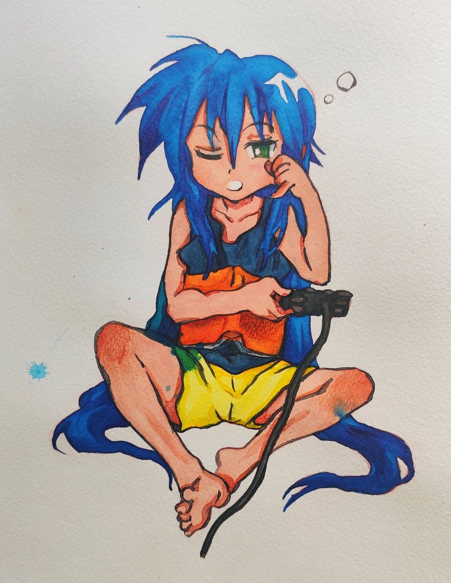 Li3uli's tweet photo. Konataa~
<Lazy Copies>
#luckystar #inkdr https://t.co/pXZfal1pvf