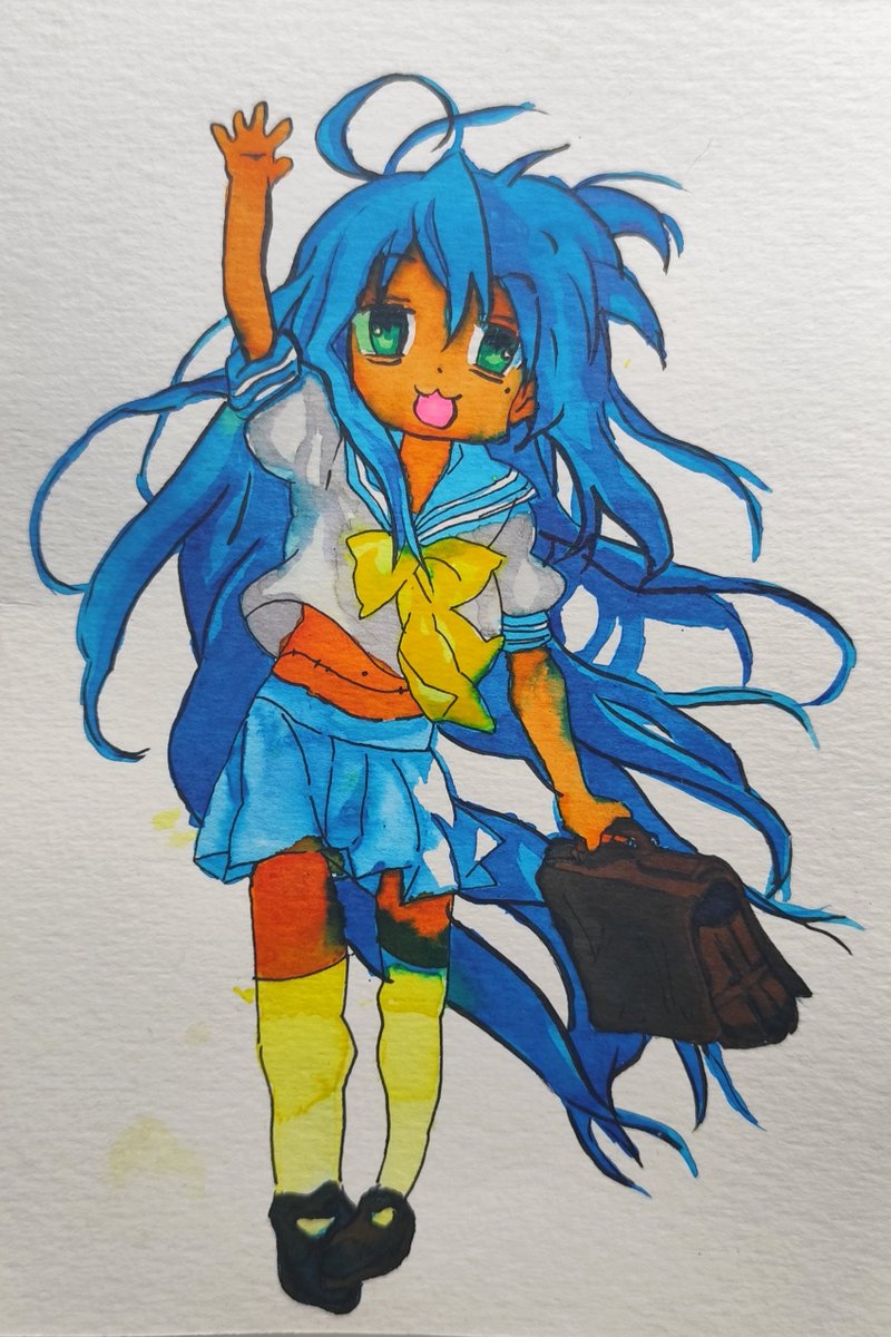 Li3uli's tweet photo. Konataa~
<Lazy Copies>
#luckystar #inkdr https://t.co/pXZfal1pvf