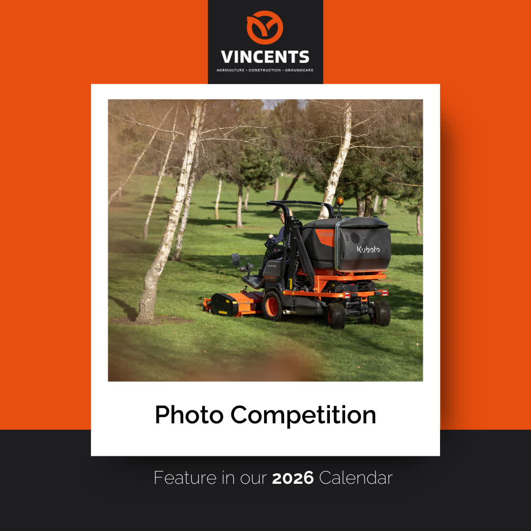 VincentTractors's tweet image. Got a stunning shot of your #Kubota, #Mecalac, #GreenMech, or other Vincents-supplied machinery in action? The winning photos will feature in next year's calendar!
Photograph your Vincents machinery!
Post it &amp;amp; tag @VincentTractors or email it marketing@vincenttractors.co.uk