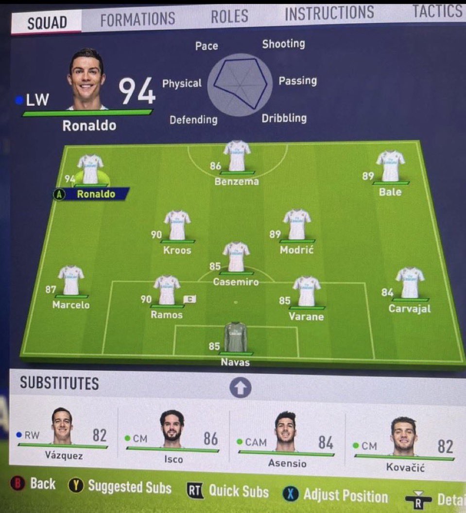 ZORO__667's tweet photo. Dites vous a une époque c’était interdit de prendre le Réal Madrid sur FIFA mdrrrr https://t.co/zqVe0Zb5fP