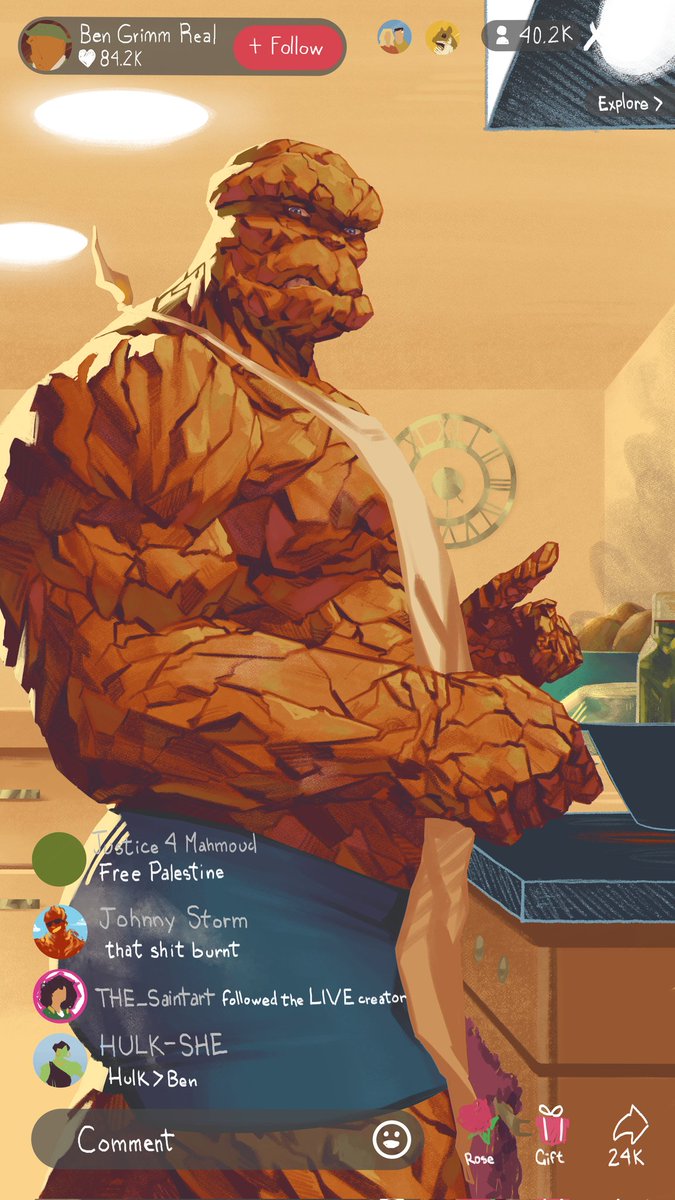 🍳

#thething #fantasticfour #bengrimm