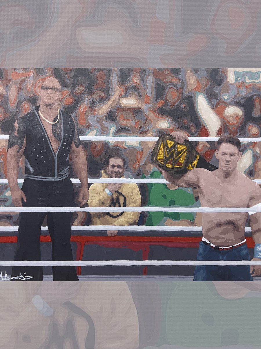 Quite a different portrait than what I’m usually doing but it came out great…if I do say so myself…

Thank you <a href="/S_Universal/">S. Sami</a> for the commission!

<a href="/TheRock/">Dwayne Johnson</a> 
<a href="/JohnCena/">John Cena</a> 
<a href="/WWE/">WWE</a>