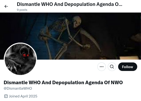 Dismantle WHO And Depopulation Agenda Of NWO tweet media