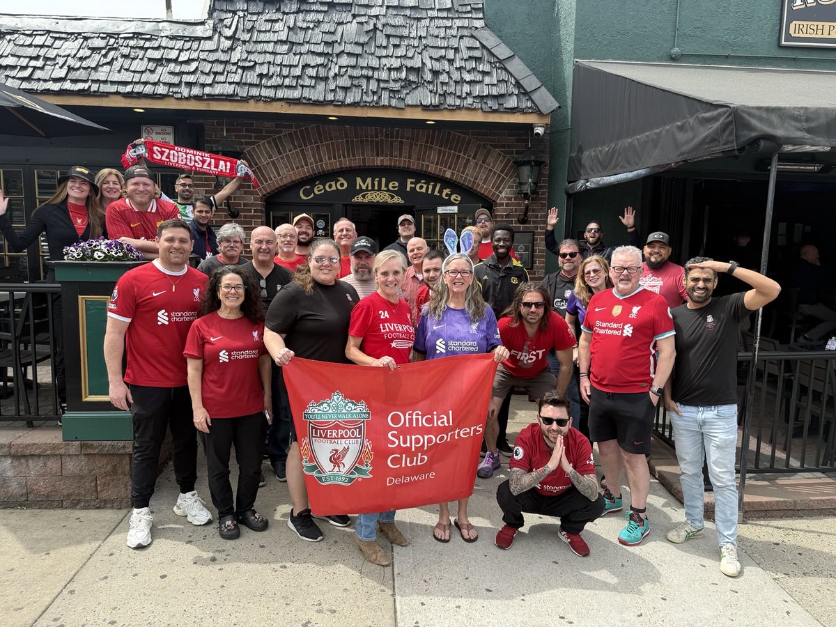 OLSCDelaware's tweet image. Good looking halftime crew!! @LFC @premierleague #MyPLMorning