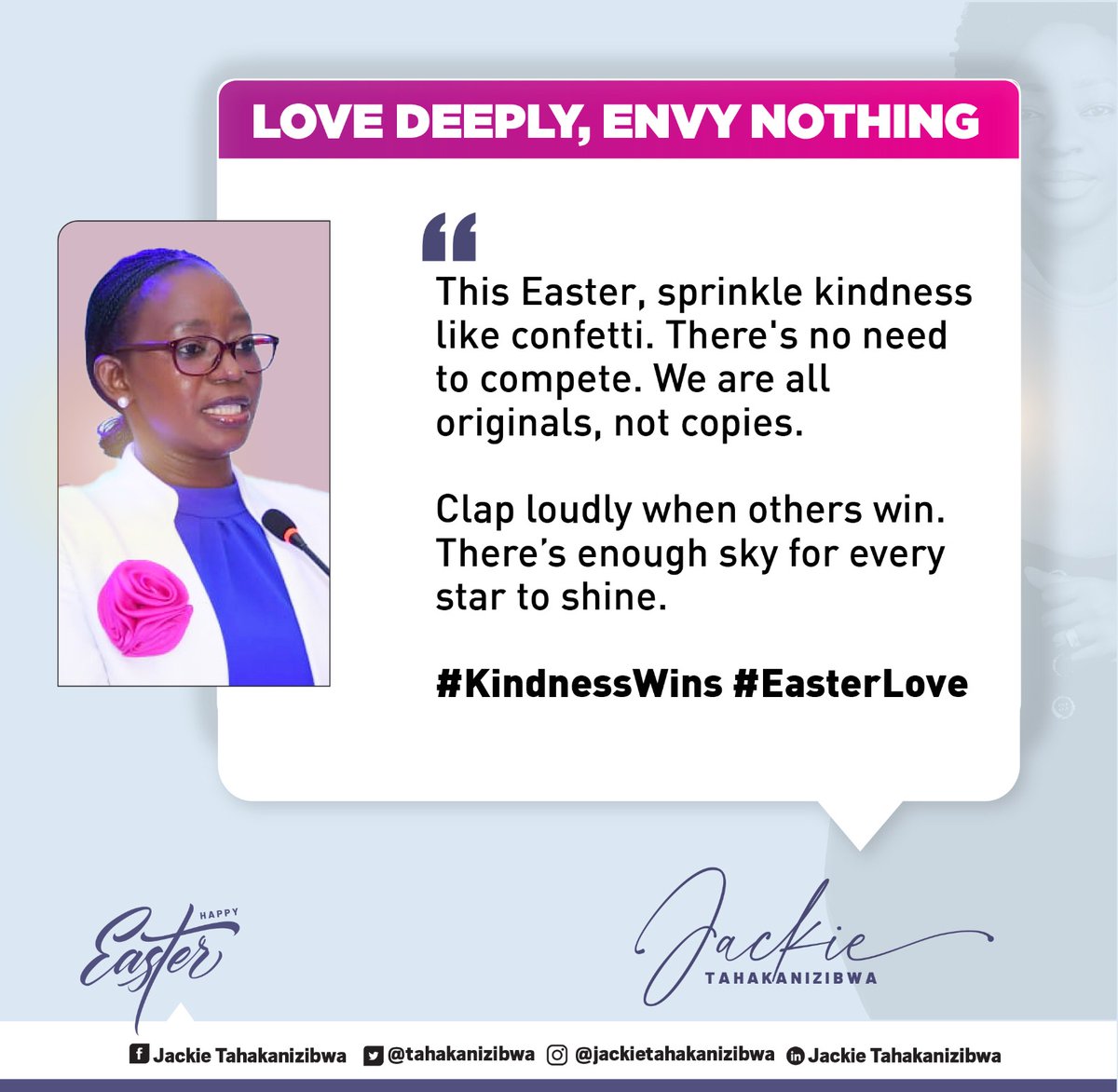 On my radar this Easter and beyond; Sprinkle kindness like confetti and love  deeply 🙏