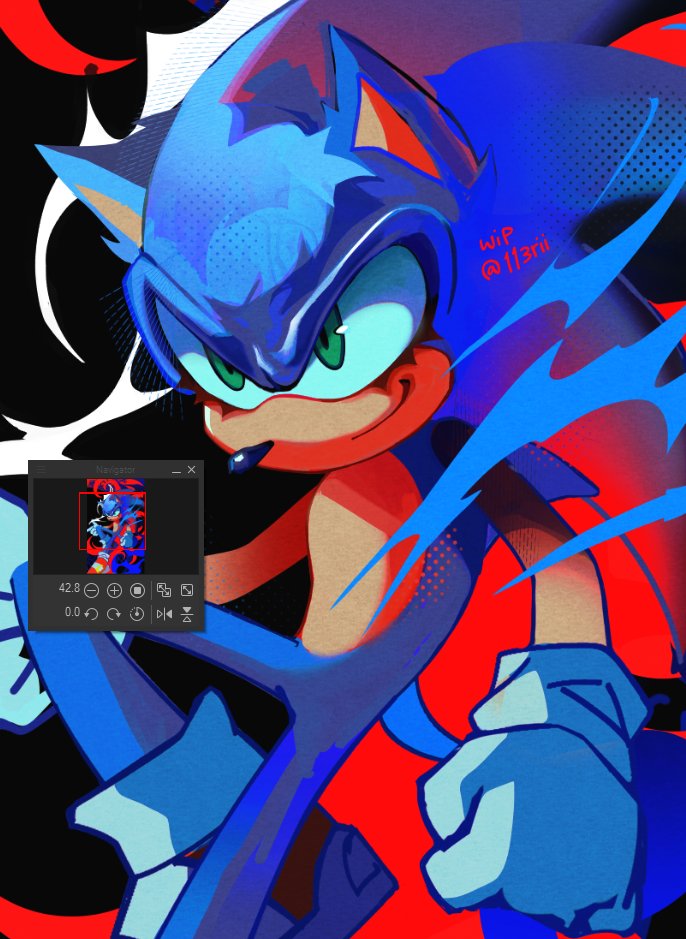 113rii's tweet photo. wip of blue blur!!
#SonicTheHedgehog https://t.co/D0JXHJF34B