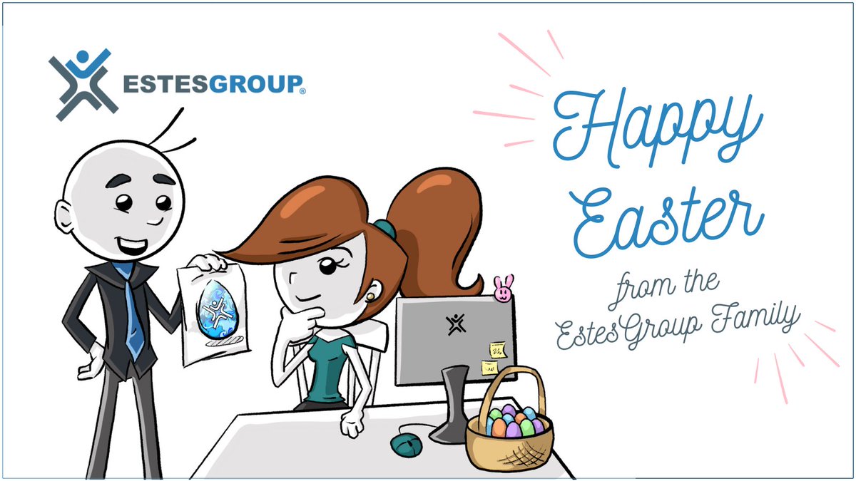 The EstesGroup team wishes you a Happy Easter full of sweetness, creativity, family, and friendship! #HappyEaster #spring #ERP #IT #Epicor #Prophet21 #cloudERP #clouds #estescare