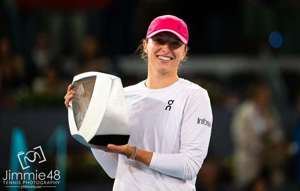 Iga Świątek's potential path - WTA 1000 Madrid 🏆

R1: bye
R2: Eala/Tomova
R3: Noskova/Sramkova/Q
R4: Ostapenko/Shnaider/Volynets/Kvitova/Pavlyuchenkova/Sevastova
QF: Keys/Navarro/Vekić/Kalinskaya/Osaka/Cirstea/Baptiste
SF: Gauff/M. Andreeva/Muchova/Tauson/Haddad