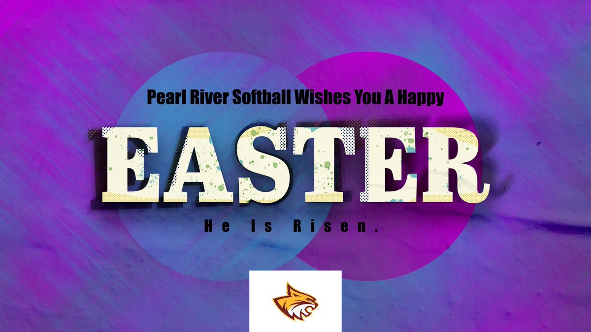 Happy Easter from Pearl River Softball !✝️🥎
