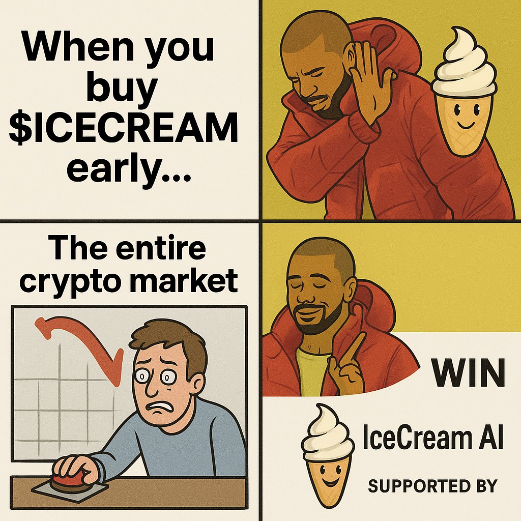 Waseemkhoj6053's tweet photo. $ICECREAM DeFi and AI is a cosmic gardener! The ticker is $ICECREAM, planting AI-DeFi seeds for blooming profits. Harvest your wealth garden! #ICECREAM #CryptoGarden #DeFiBloom https://t.co/KJm2nJBQ4C