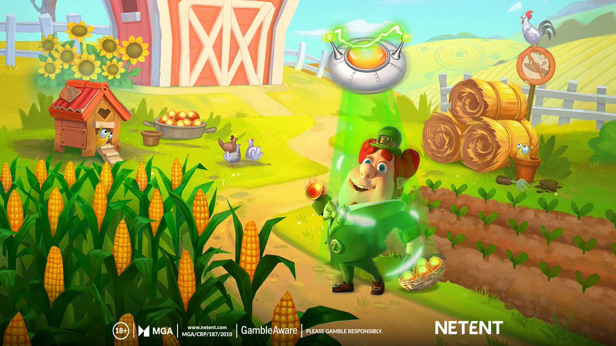 NetEntOfficial's tweet image. Finn's annual Easter egg hunt has taken him to the strangest farm full of golden eggs 🥚 Hope that nothing out of this world happens while he's out! 👽
#NetEnt #Slots #Easter #Holiday #FinnandtheDragonTales #GoldenEggInvaders
🔞 GambleAware.org