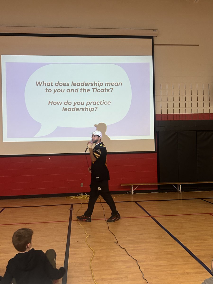 Last week MentorAction and the Hamilton TiCats visited to Bennetto Elementary School to talk about healthy relationships, boundaries and bystander intervention!

Thank you so much for having us! 
Book your own MentorAction school presentation at mentoraction.org